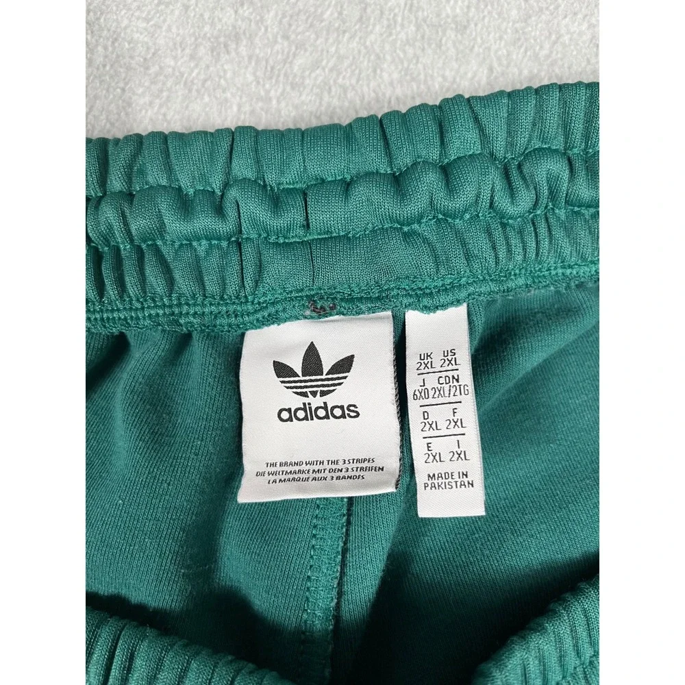 Adidas Originals Superstar Track Pants Mens 2XL Green EJ9701 3-Stripe Joggers